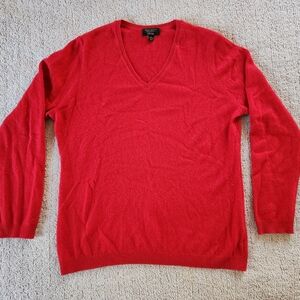 Red Cashmere Charter Club Sweater